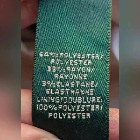 Lauren Ralph Lauren Women Dress Size 10 Blue Striped Mini Fit & Flare Sleeveless - Picture 6 of 12